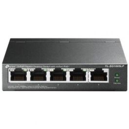TP-LINK Switch Sobremesa de 5 puertos Gigabit con 4 puertos PoE+