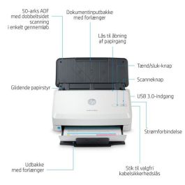 HP ScanJet Pro 2000 s2 Scanner Sheet-feed 35 ppm/70 ipm 50 pags ADF