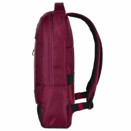 Port Designs POR3567041404244 Mochila para PC Portátil 15.6/16 pulgadas, Modelo TORINO II, Color Rojo, Moderna y Cómoda