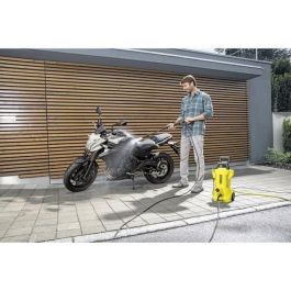 Karcher K2 Power Control Hidrolimpiadora con ruedas, manguera alta presión 5m, lanza Vario Power, boquilla giratoria, 3 niveles presión y modo detergente