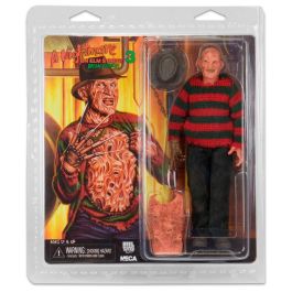 NECA Figura Clothed Freddy Krueger Pesadilla en Elm Street 3 Guerreros del Sueño Articulada 20cm