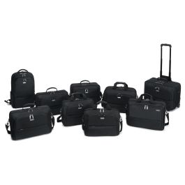 DICOTA Eco Backpack SELECT Mochila para portátil de 17.3 pulgadas, compartimento para portátil, hecha con materiales reciclados, unisex, negro