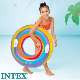 Intex Flotador Rueda de Colores 91 cm con Asas (+9 Años) PVC Modelos Surtidos