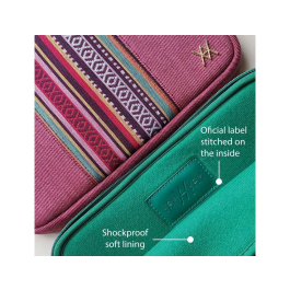 Funda para portátil Vam Vam 12 pulgadas, acolchada y reforzada, diseño artístico y protección