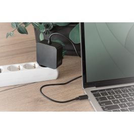Digitus Cargador Universal para Portátil USB-C 65W, Adaptador de Corriente AC, Cable 1.2m, Negro