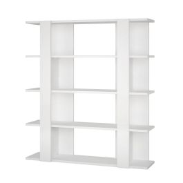 Librería Alexandra House Living Blanco Madera MDP 110 x 122 x 29 cm 4 Estantes Precio: 158.50000056. SKU: B1HFYGWXBL