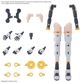 BANDAI HOBBY Set Partes Opcionales 30MS 19 Dash Unit Color A Brazos Piernas Manos Zapatos Conectores Mecanicos 30 Minutes Sisters