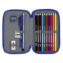 Plumier Doble Real Zaragoza Azul 12.5 x 19.5 x 4 cm (28 piezas) Plumier Doble Real Zaragoza Azul 12.5 x 19.5 x 4 cm (28 piezas)