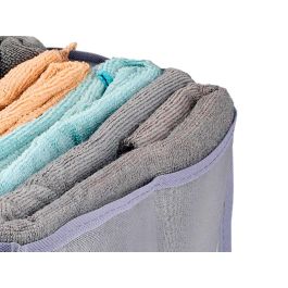 Organizador Kipit 9 compartimentos para suéter y pantalón, 44x20x29 cm, gris, nylon (24 Unidades) Organizador Kipit 9 compartimentos para suéter y pantalón, 44x20x29 cm, gris, nylon (24 Unidades)