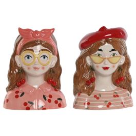 DKD Home Decor Macetero Urban Multicolor Dolomita 14.5 x 27 x 21 cm (2 Unidades) Precio: 54.79000032. SKU: B1964FLEEJ