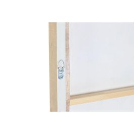 DKD Home Decor Cuadro Decorativo de Pared Glam Abstracto Dorado Rosa Palo de Lienzo y PS 143x103x4.5 cm (2 Unidades)