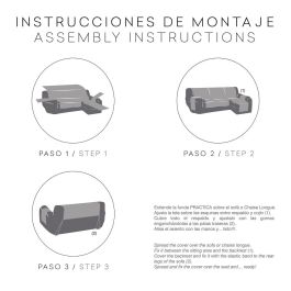 Funda para Sofá Eysa NORUEGA Mostaza 100 x 110 x 200 cm Funda para Sofá Eysa NORUEGA Mostaza 100 x 110 x 200 cm