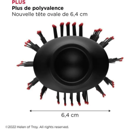 Revlon RVDR5298E Cepillo Secador Moldeador One-Step Volumiser Plus, Cabezal Ovalado Desmontable y Tecnología Tourmaline Ionic, 1 Unidad