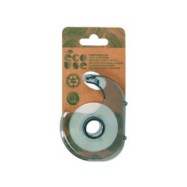 Miniportarrollo Liderpapel Ecouse 100% Plastico Reciclado Para Cinta De 33 Mt X 19 mm