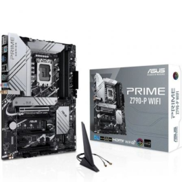 Asus 90MB1CJ0-M1EAY0 Placa Base Prime Z790-P WiFi Intel LGA1700 DDR5 PCIe 5.0 Wi-Fi 6 Ethernet 2.5Gb ATX Precio: 225.49999956. SKU: S7813371