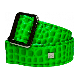 GETM Correa para Guitarra y Bajo Aussie Gator Jd Neon Verde Fluorescente Ajustable hasta 165cm