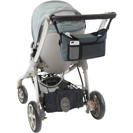 Tineo Organizador de cochecito Nomad, Universal, Bolsillos Múltiples para Bebé y Padres, Accesorios de Paseo