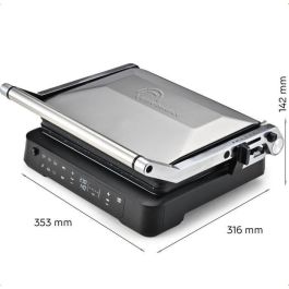 Parrilla para carne - LITTLE BALANCE - 8734 - 2000 W - 6 posiciones - Aluminio / Negro Parrilla para carne - LITTLE BALANCE - 8734 - 2000 W - 6 posiciones - Aluminio / Negro