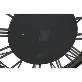 Reloj de Pared Home ESPRIT Negro Dorado Metal Cristal 100 x 9 x 100 cm