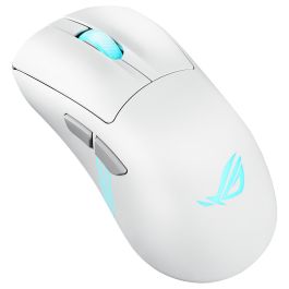 Asus ROG Keris II Origin WHT Ratón Gaming Mano Derecha RF Wireless + Bluetooth + USB Óptico 42000 DPI Blanco 90MP04A0-BMUA10