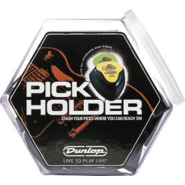 Dunlop Porta Púas Plástico Ergo - Negro (24 Unidades)