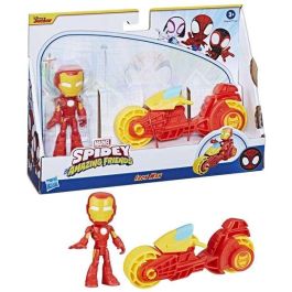 Figura spidey 10 cm con motocicleta - modelos surtidos