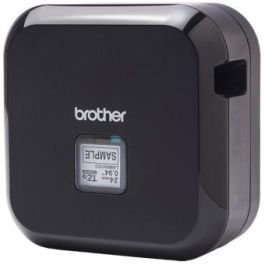 Brother Rotuladora PT-P710BT Cube Negro, Conexión Bluetooth y USB, Anchos de Cinta 3.5-24mm, Impresión de Códigos de Barras