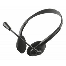 Trust Auriculares Primo Estéreo Jack 3.5 mm Con Micrófono Control Volumen Ajustable Negro