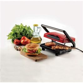 Ariete 1929 Grill Eléctrico Slim Panini Grill - Plancha Superior Basculante, Placas Antideslizantes Ariete 1929 Grill Eléctrico Slim Panini Grill - Plancha Superior Basculante, Placas Antideslizantes
