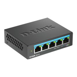 D-Link Switch DMS-105 5 Puertos Ethernet 2.5G Multigigabit, No Administrado, 25 Gbps, Metal, Plug & Play