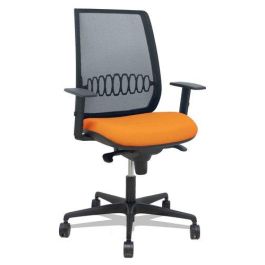 Silla Piqueras Y Crespo Alares Brazos Regulables Ergonomica Mecanismo Sincro Respaldo Malla Negra Asiento Tapizado Bali Naranja Precio: 263.49999995. SKU: B19Z9SC4P5