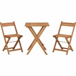 SETBALCWOOD2 Set de Jardín/Balcón de Madera de Acacia FSC: Mesa Cuadrada y 2 Sillas Plegables Precio: 106.69000034. SKU: S7185852