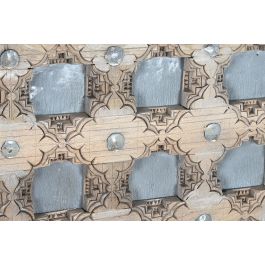 DKD Home Decor Banco Indio Natural Mango 190 x 54 x 215 cm