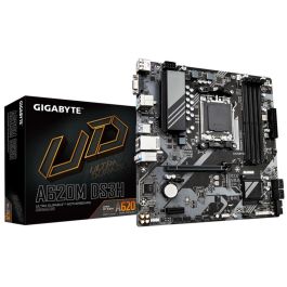 Gigabyte A620M DS3H Placa Base AMD AM5 Micro-ATX, Socket AM5, Chipset A620, 4x DDR5, HDMI 2.1, DisplayPort, 4x SATA III, M.2, RAID Precio: 115.6899997. SKU: B1EZJ7E6N3