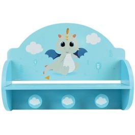 Fun House 713338 Perchero Estantería Infantil Léon el Dragón para ropa y objetos, MDF Pino, H. 33 x An. 46 x Prof. 15 cm Precio: 34.50000037. SKU: B1F69GS26B