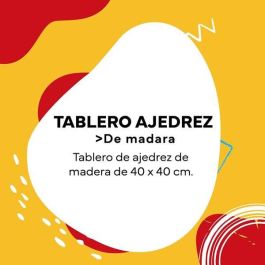 Cayro Tablero de Ajedrez de Madera 40x40 cm sin Fichas para 5+ Años