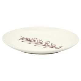 Home Deco Factory Plato Cottage Rojo Diámetro 20 cm Cerámica