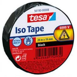 Tesa Cinta Adhesiva Aislante de Electricidad 20 mt x 19 mm Color Negro Precio: 2.8900003. SKU: B1HRRXRK7R