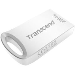 Transcend JetFlash 710S 256GB USB 3.2 Gen 1 (3.1 Gen 1) Pendrive Metálico Plata Anti-Polvo, Golpes y Salpicaduras