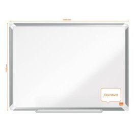 Pizarra Blanca Magnetica Nobo Premium Plus Lacada Marco Aluminio 60X45 Cm