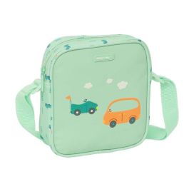 Bolso Bandolera Safta Coches Verde 16 x 18 x 4 cm Bolso Bandolera Safta Coches Verde 16 x 18 x 4 cm