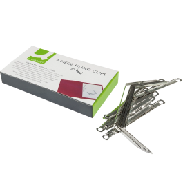 Q-connect Encuadernador Fastener Plateado Caja de 50 Unidades