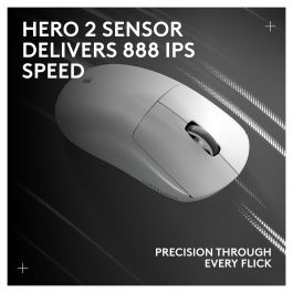 Logitech PRO X Superlight 2 Ratón Gaming Inalámbrico Lightspeed Blanco Óptico 32000 DPI 0,5 ms