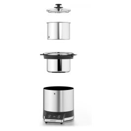 WMF 0415260011 Reiskocher mit Lunch-to-go-Box Olla arrocera de Acero Inoxidable con Caja para Llevar, 1 L