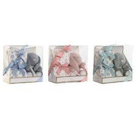 Peluche Manta Baby DKD Home Decor Rosa Azul 100 x 1 x 75 cm Set de 2 (3 Unidades)