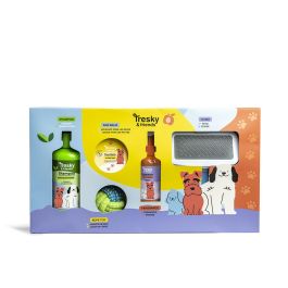 Tresky & Friends Estuche de Lujo para Perros, Set de Cosmética y Cuidado con Champú Té Verde, Fragancia Melocotón, Bálsamo Manzanilla, Cepillo y Juguete Precio: 12.94999959. SKU: B1FCSWLCX3