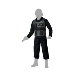 Disfraz Policia Mono Negro Hombre Adulto M-L Disfraz Policia Mono Negro Hombre Adulto M-L
