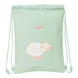 Bolsa Mochila con Cuerdas Safta Ovejita Verde (26 x 34 x 1 cm) Precio: 7.79000057. SKU: S4307529