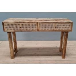 DKD Home Decor Consola Balines Marron Natural Mango Ratan 120 x 37 x 77 cm Precio: 294.5000003. SKU: S3034434