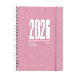 Agenda Anual (2026) Miquelrius Recycled Espiral Tapa Dura Con Goma Plus 155X213 S/V Rosa Precio: 11.49999972. SKU: B1ATG9Z7WN